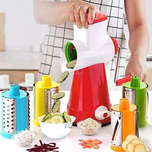 4 in 1 Rotary Drum Vegetable Grater & Slicer