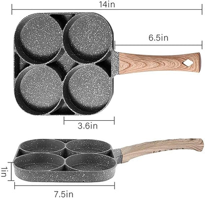 4 Hole Non-Stick Pan