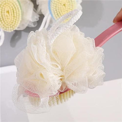 2 IN 1 loofah with handle