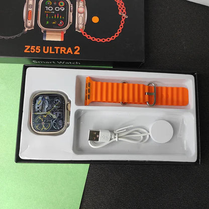 Newest Z55 ULTRA Smart Watch 2.05 Inch Screen Rotating Dual Buttons Series 8