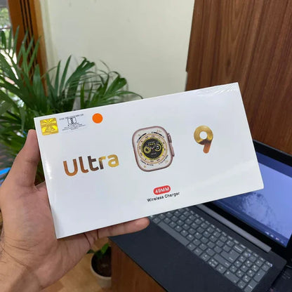 Ultra 9 Logo Smartwatch Always On Display, Bluetooth Calling Smart Watch, Wireless Charging, Raise To Wake, In-Built Games, Brightness Adjustment, BP, SpO2, HR Monitoring