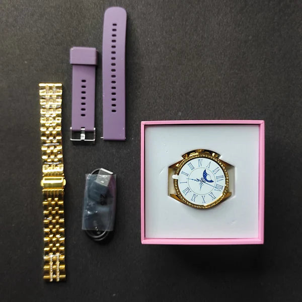 GEN 15 WOMEN GOLDEN ROUND DAIL SMARTWATCH